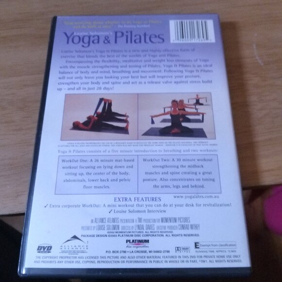 B2G2 Louise Solomon's Yoga & Pilates DVD - Picture 2 of 2